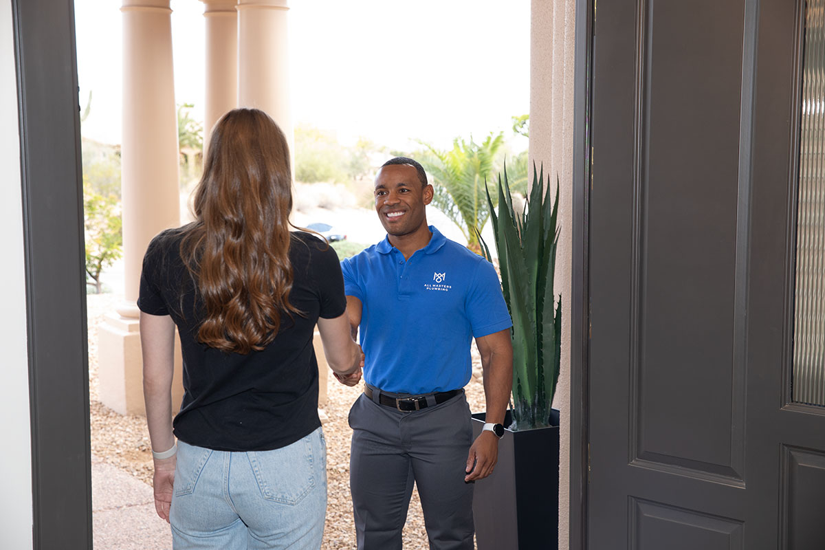 All Masters Plumbing DFW All Masters Plumbing Tech - Customer Consultation